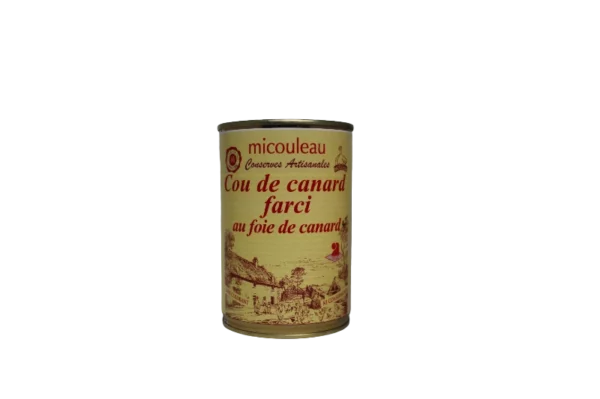Cou de canard farci foie gras