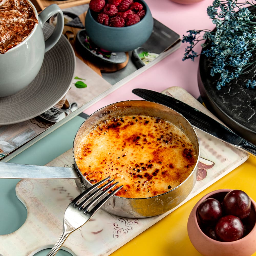 Crème brulée foie gras canard
