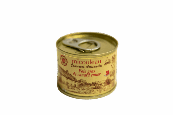 Foie gras de canard entier en boîte