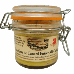 Foie gras de Canard entier mi-cuit bocal