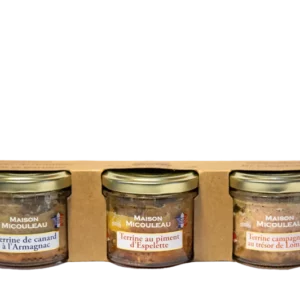 Lot 3 terrines artisanales