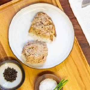 Paté de pays au poivre vert.
