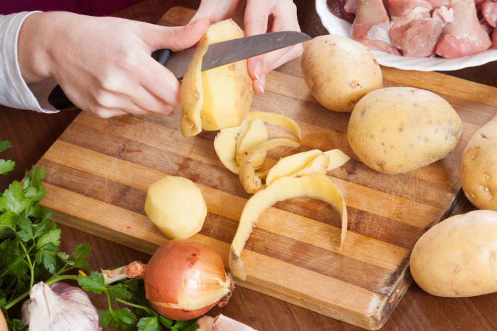 Pommes de terre sautées graisse canard Pommes de terre sautées graisse canard