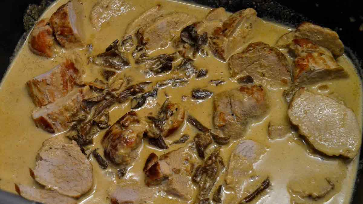 Filet mignon aux cèpes avec sauce au foie gras Filet mignon aux cèpes avec sauce au foie gras